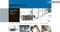 Desktop Screenshot of fabbricaeuropa.net